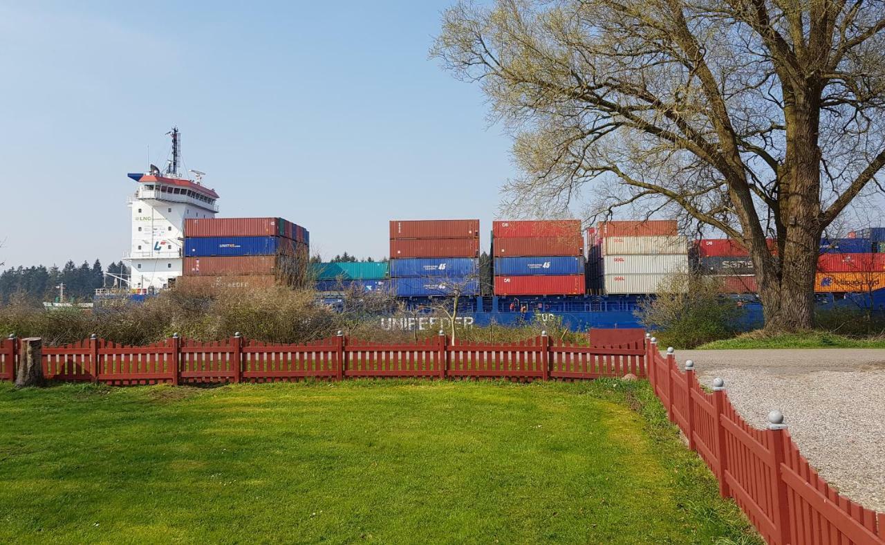 Ferienwohnung Am Nord-Ostsee-Kanal Breiholz Dış mekan fotoğraf